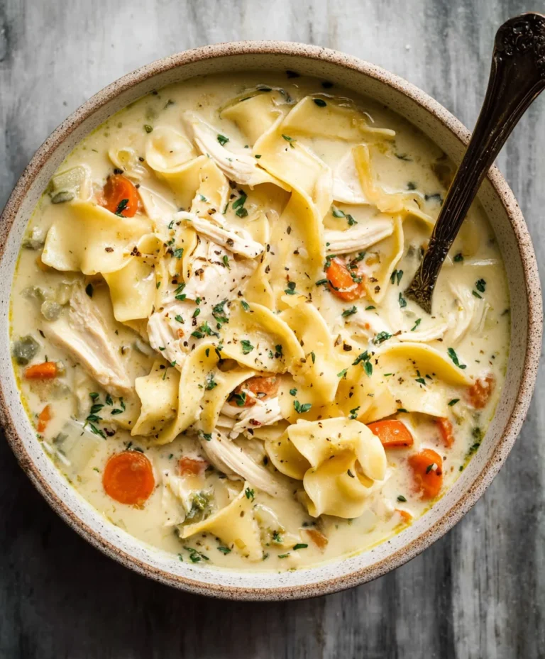Creamy Chicken Noodle Soup – Comfort Food Classic