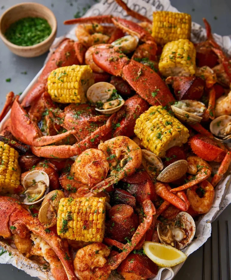 Spicy Cajun Seafood Boil – Garlic Butter Recipe