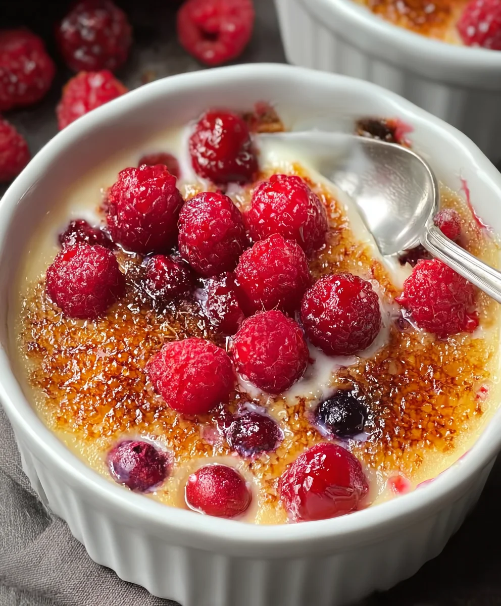 Berry Brûlée- Easy Dessert Recipe - Flavor Burst