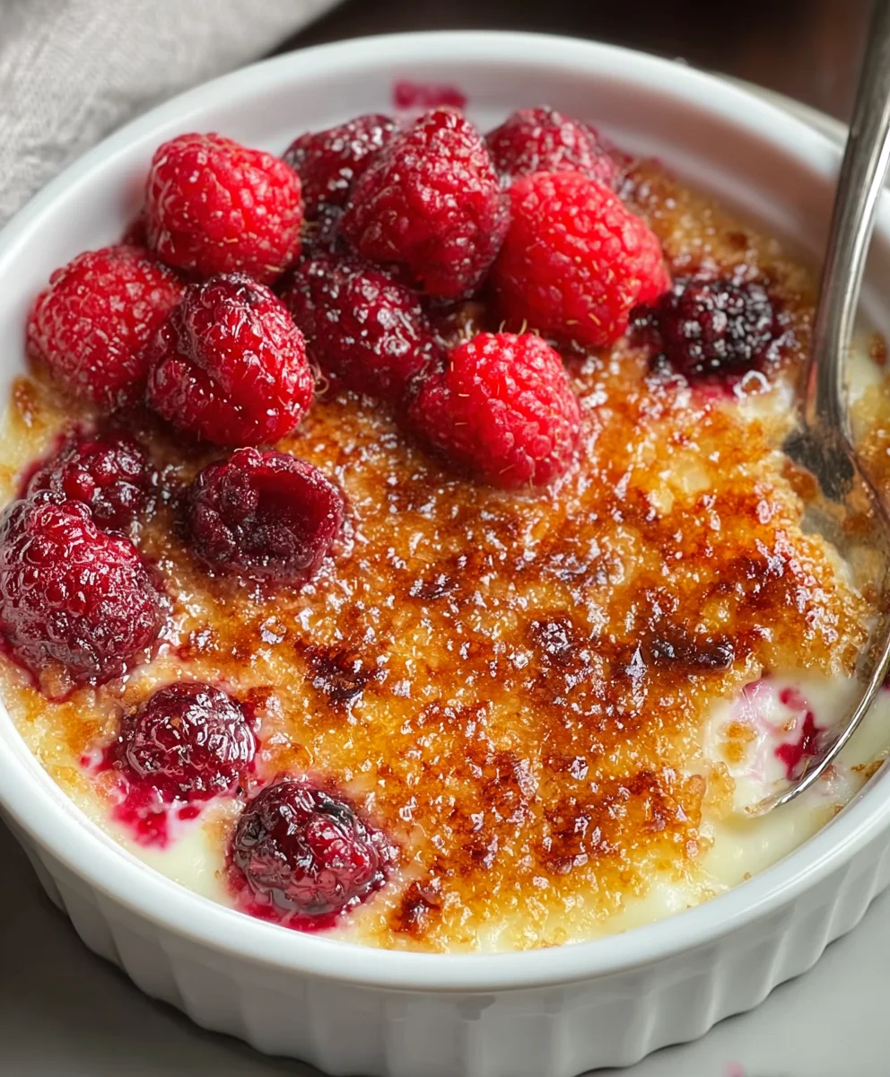 Berry Brûlée Recipe - Creamy Berry Delight