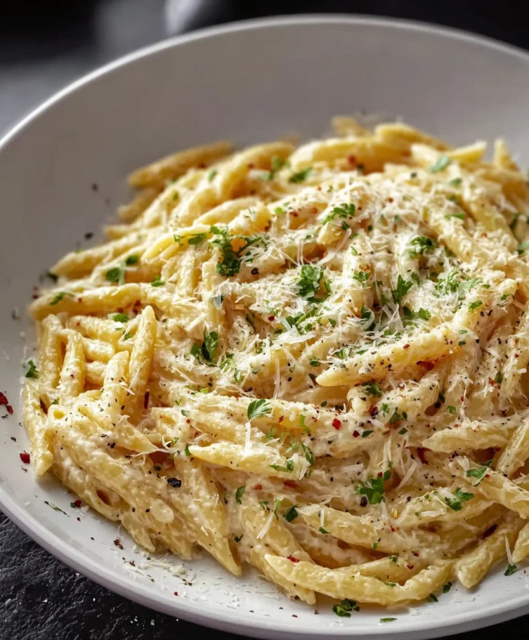 One Pot Creamy Garlic Pasta – Quick & Easy