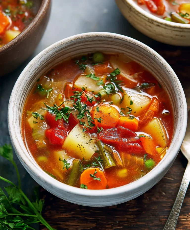 Easy Vegetable Soup Recipe – Hearty & Delicious