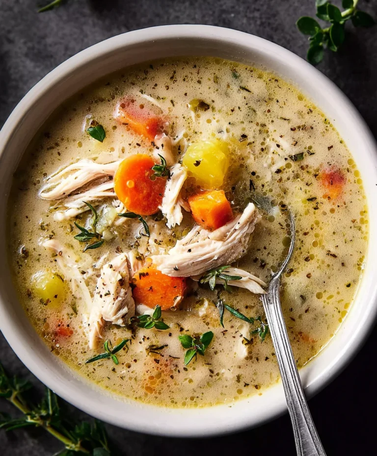 Simple Leftover Turkey Soup-Quick & Hearty Meal