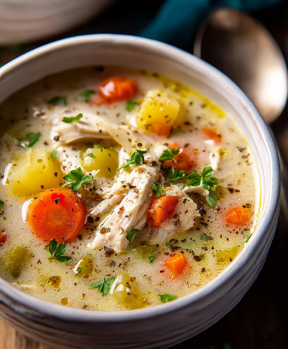 Simple Leftover Turkey Soup-Quick & Hearty Meal
