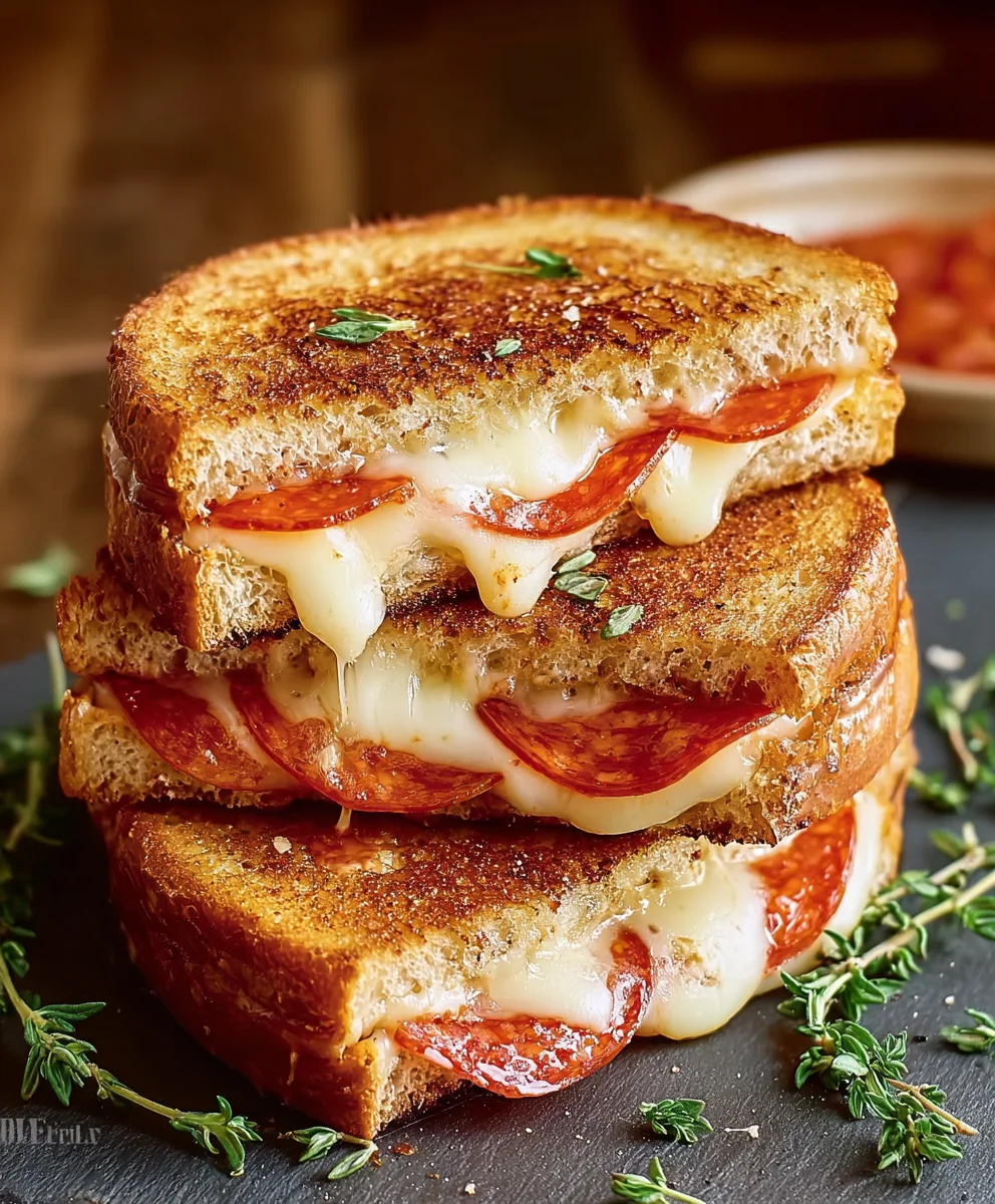 Grilled Cheese Pizza- Ultimate Melted Cheesy Delight