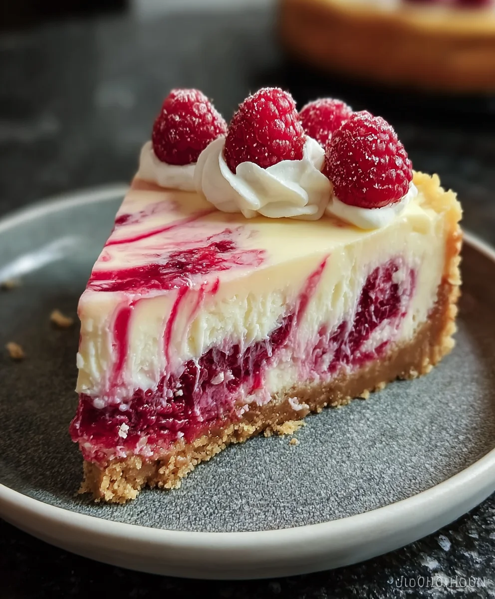 Easy Raspberry Cheesecake Recipe-Decadent Dessert