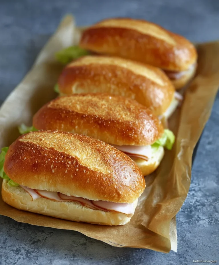Easy No-Knead Sandwich Rolls – Hour Bake