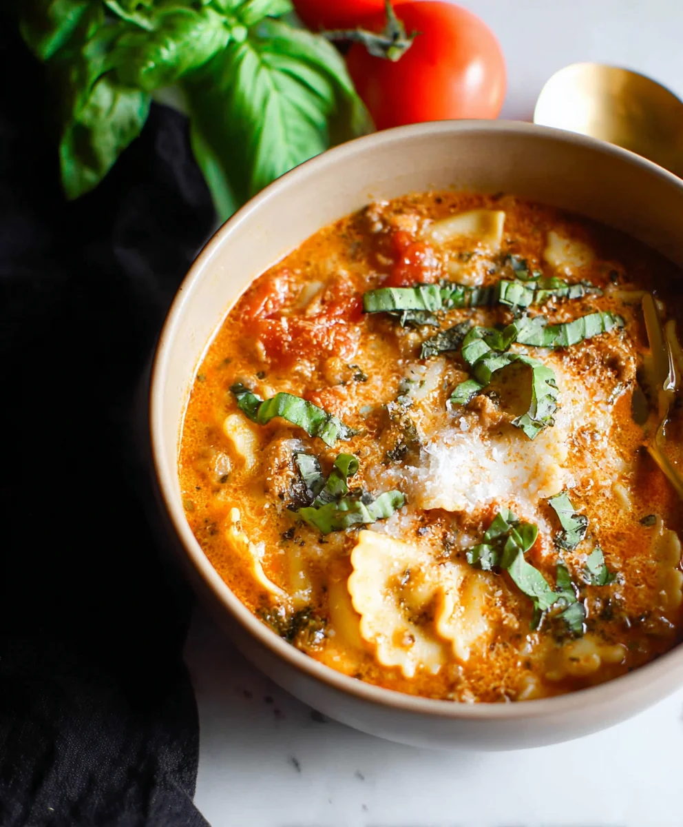 Easy Creamy Lasagna Soup - Comfort in a Bowl