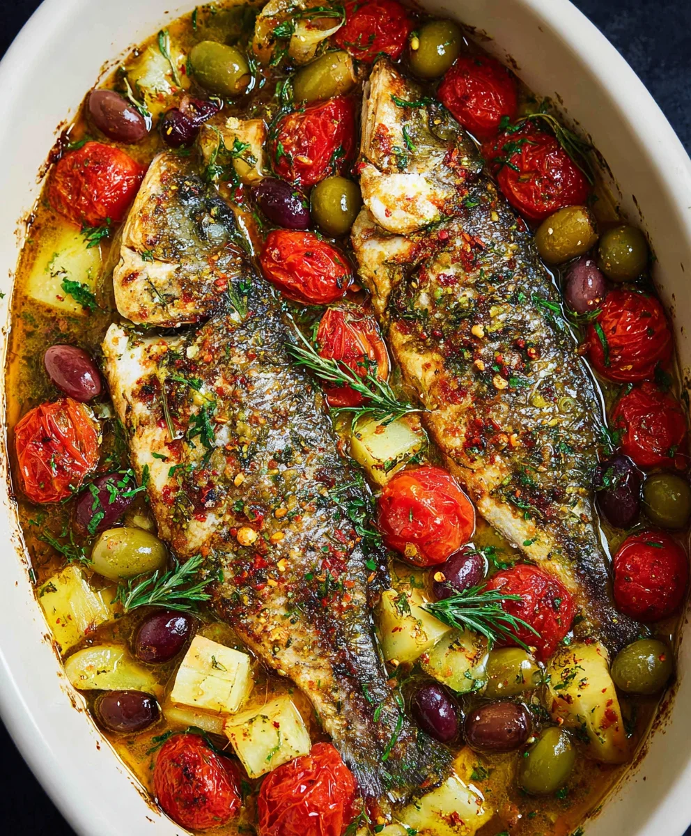 Easy Mediterranean Baked Fish Recipe - Flavorful & Quick
