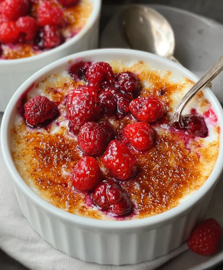 Berry Brûlée Recipe – Creamy Berry Delight