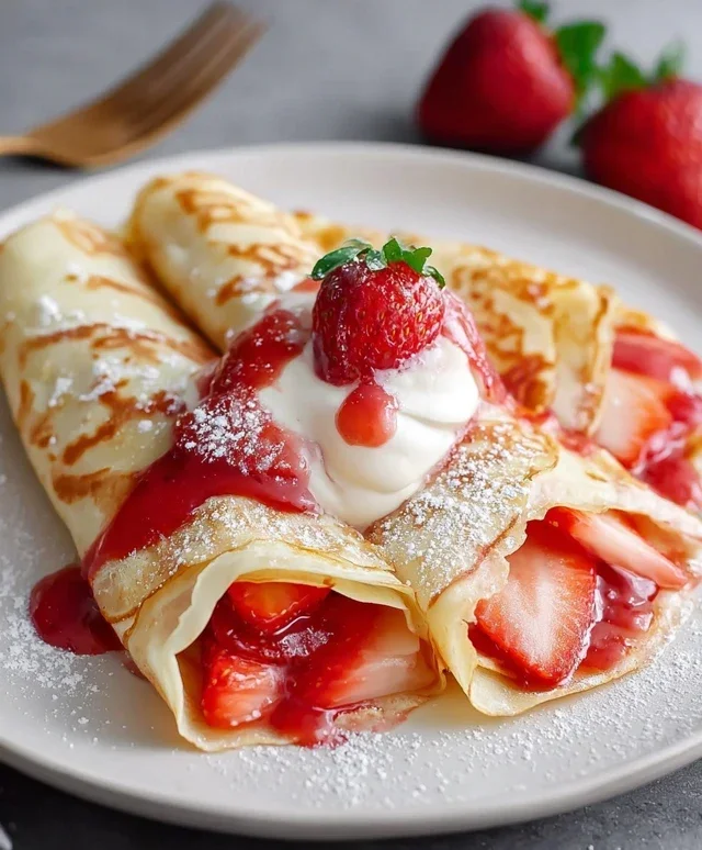 Strawberry Crepes