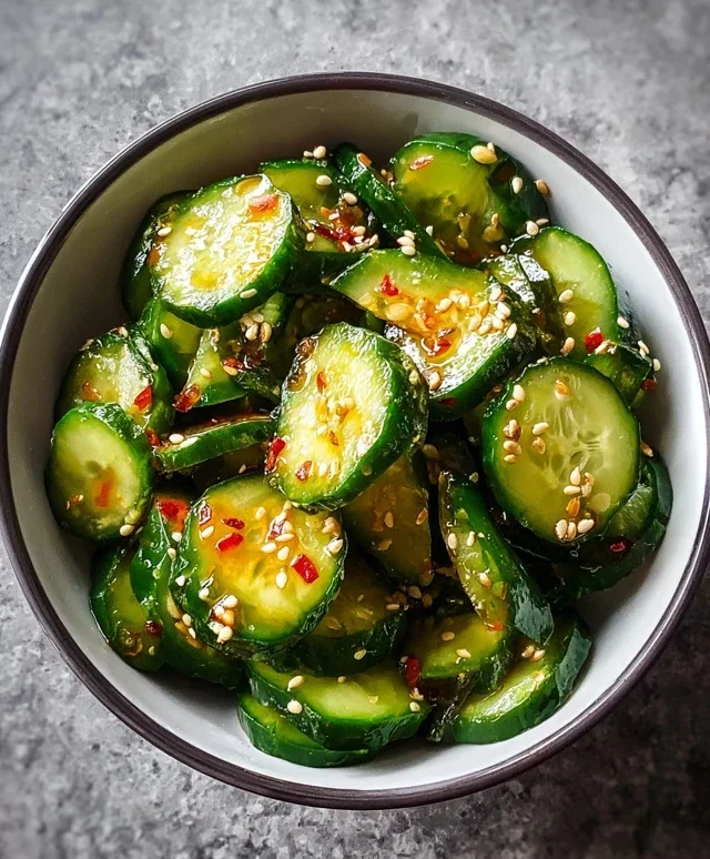 Easy Asian Cucumber Salad