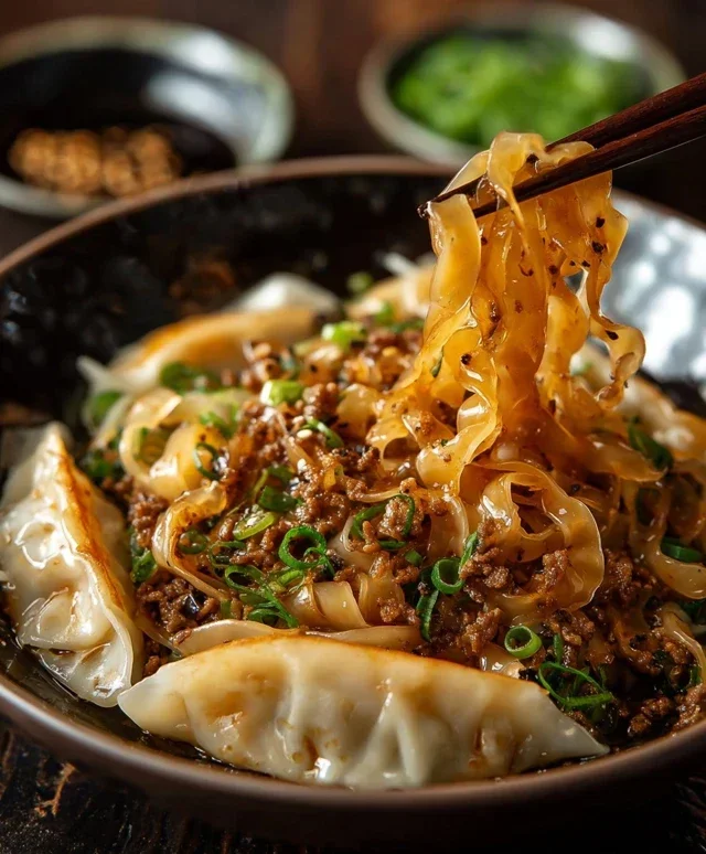 Potsticker Noodle Bowl