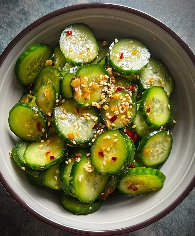 Easy Asian Cucumber Salad