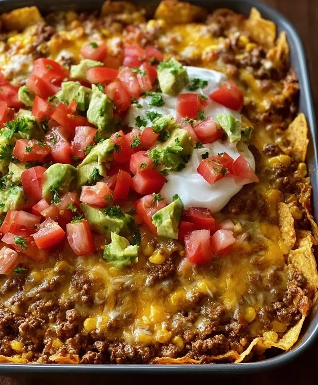 Walking Taco Casserole