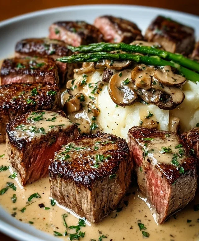 Quick Creamy Steak Dinner