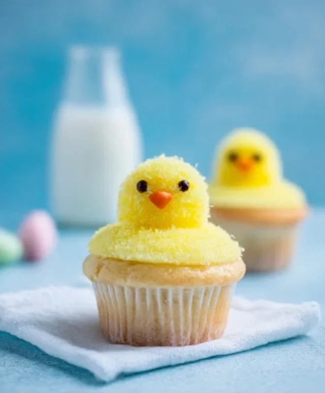 Easter Chick Cupcakes