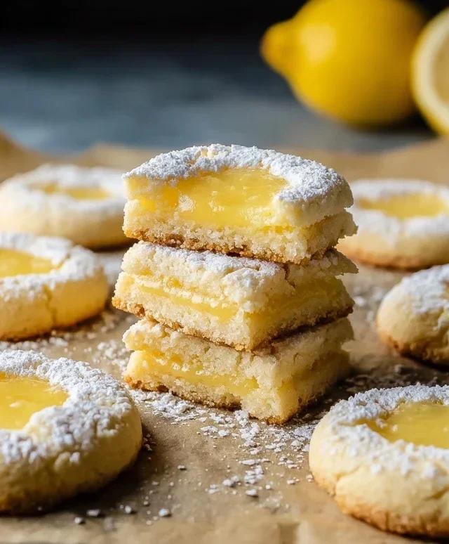 Lemon Bar Butter Cookies