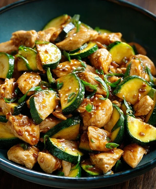 Chicken Zucchini Stir Fry