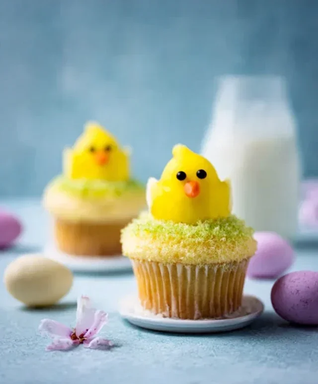 Easter Chick Cupcakes