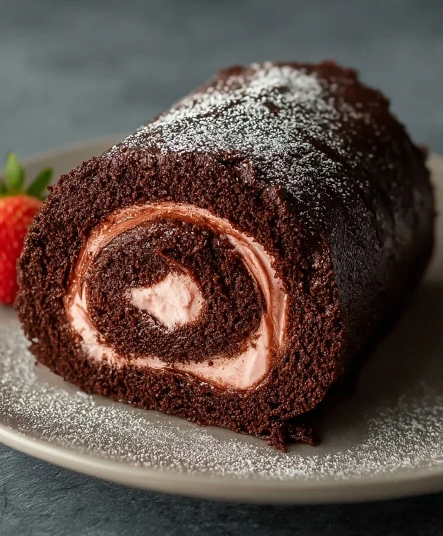 Easy Chocolate Swiss Roll