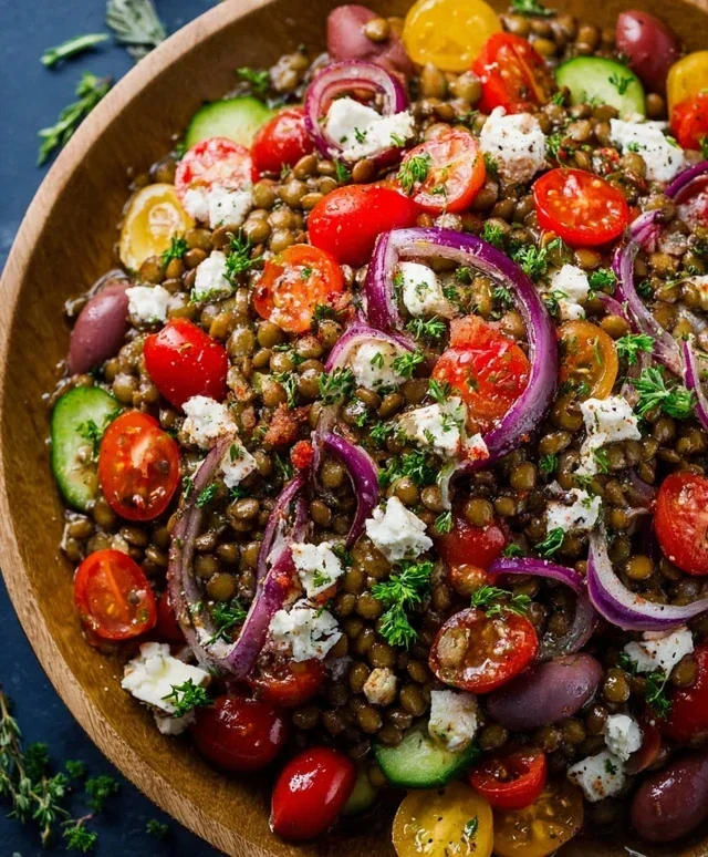 Mediterranean Lentil Salad