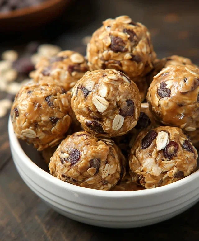 No-Bake Peanut Butter Energy Bites