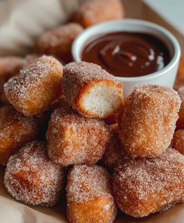 Sweet Air Fryer Churro Bites Recipe