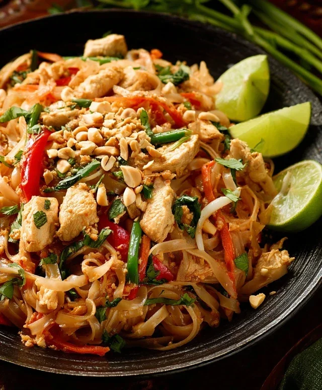 Chicken Pad Thai Dish