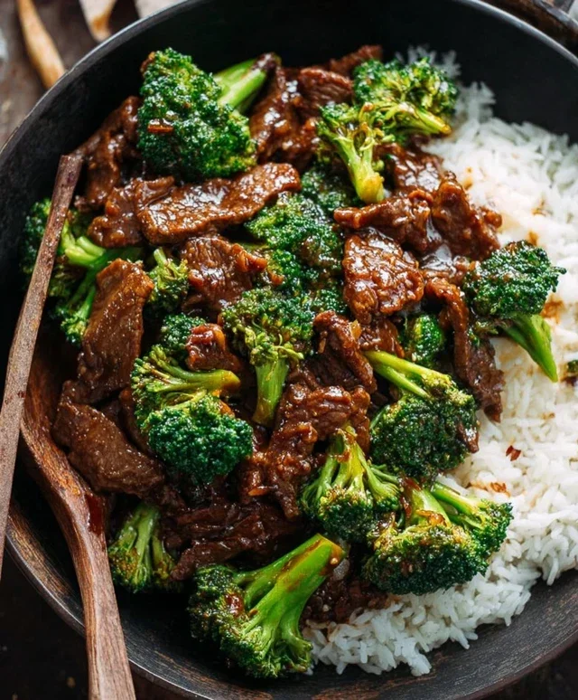 Chinese Beef and Broccoli (牛肉炒西兰花)