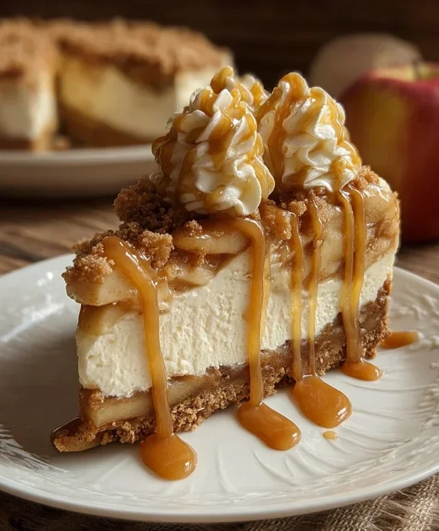 No bake Apple pie cheesecake