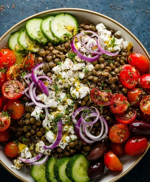 Mediterranean Lentil Salad