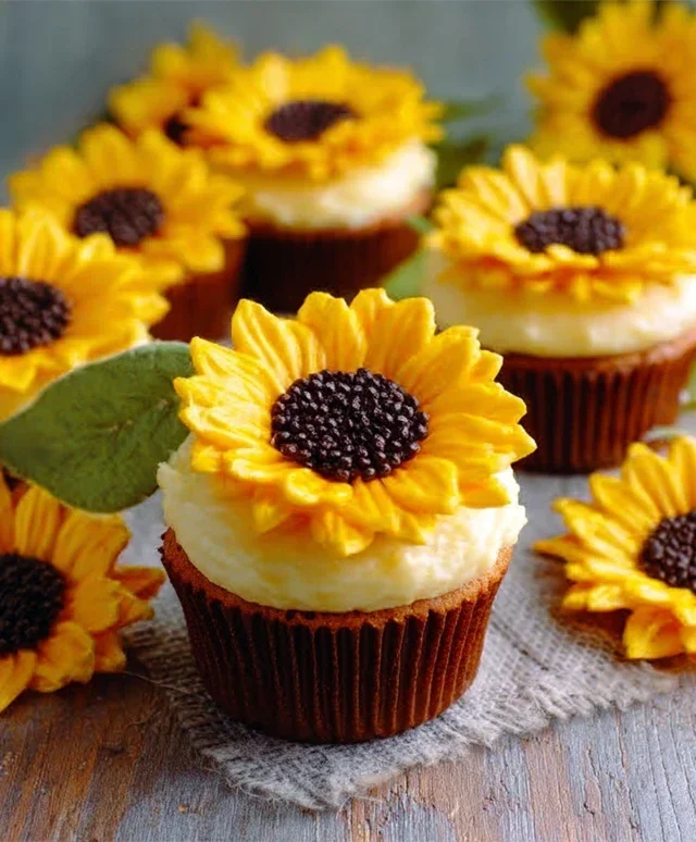 Sunflower Cupcakes.Html