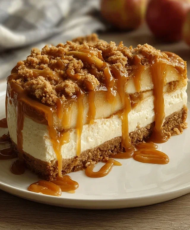No bake Apple pie cheesecake