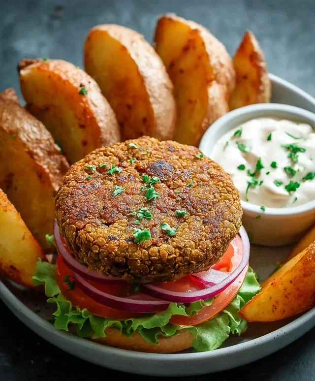 Easy 6-Ingredient Lentil Burgers