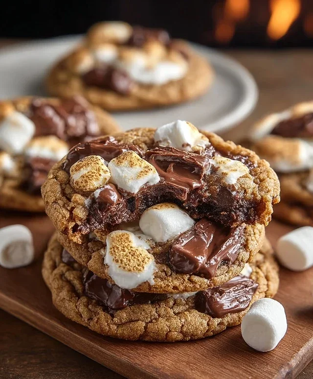 Hershey's Chocolate S'mores Cookies