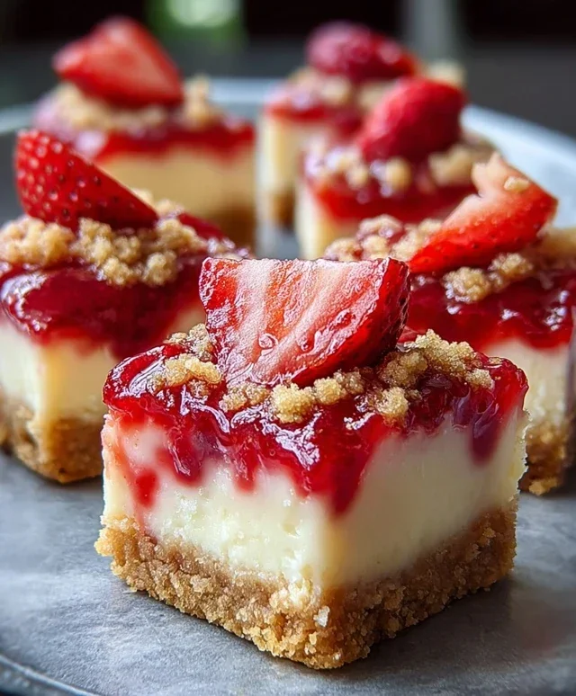 Strawberry Crunch Cheesecake Bites