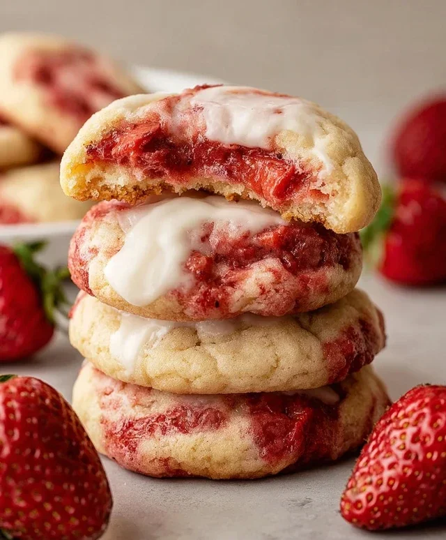 Strawberry Cheesecake Cookie