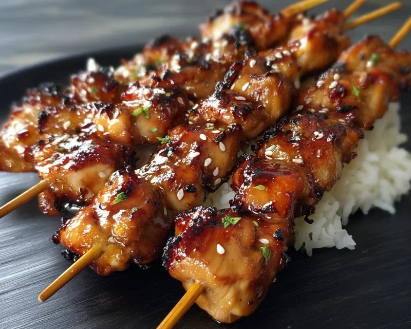 Teriyaki Chicken Skewers