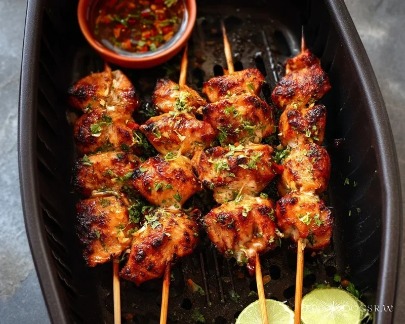 Bang Bang Chicken Skewers