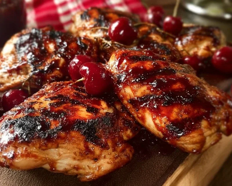 Cherry Dr. Pepper Grilled Chicken