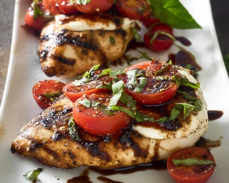 Grilled Chicken Caprese