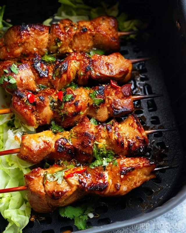 Bang Bang Chicken Skewers