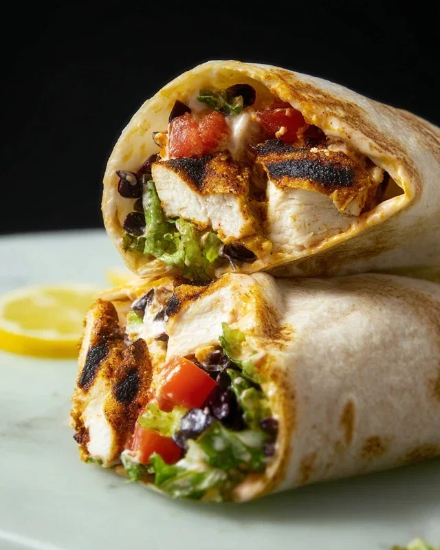 Chipotle Ranch Grilled Chicken Burrito