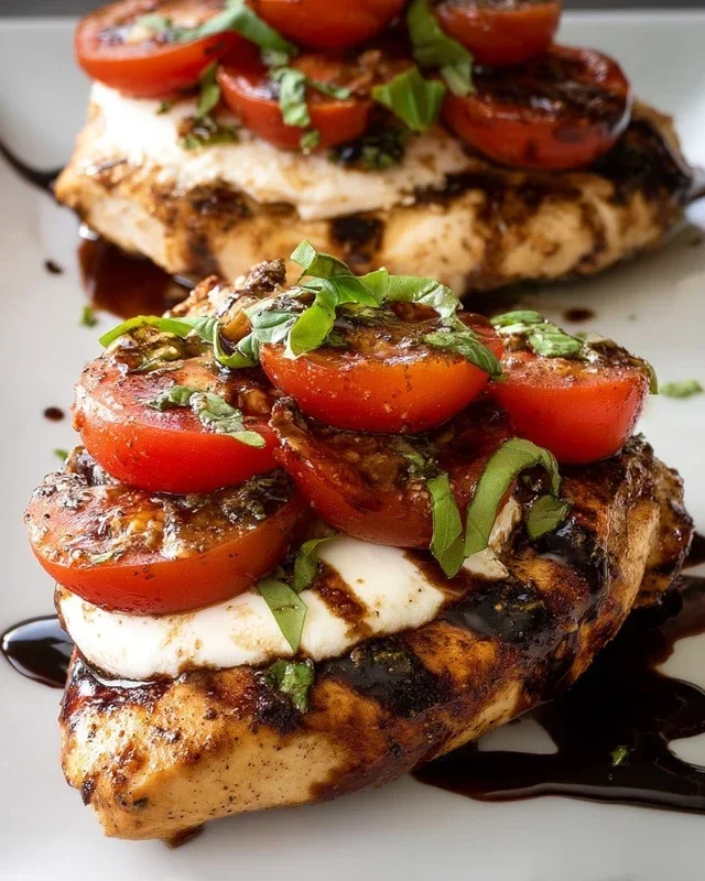 Grilled Chicken Caprese