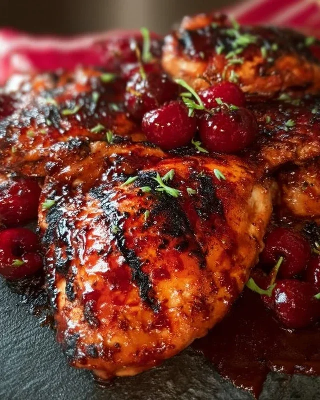 Cherry Dr. Pepper Grilled Chicken