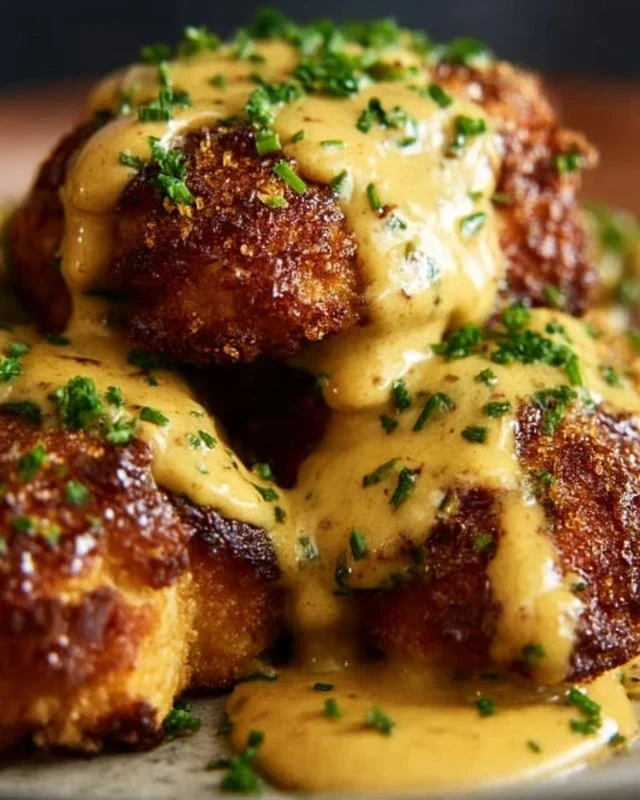 Pretzel Chicken with Mustard-Cheddar Sauce: An Amazing Ultimate Recipe