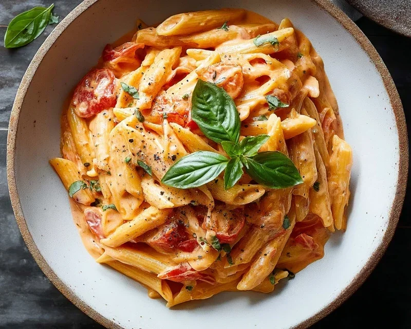 Easy One Pot Creamy Tomato Pasta