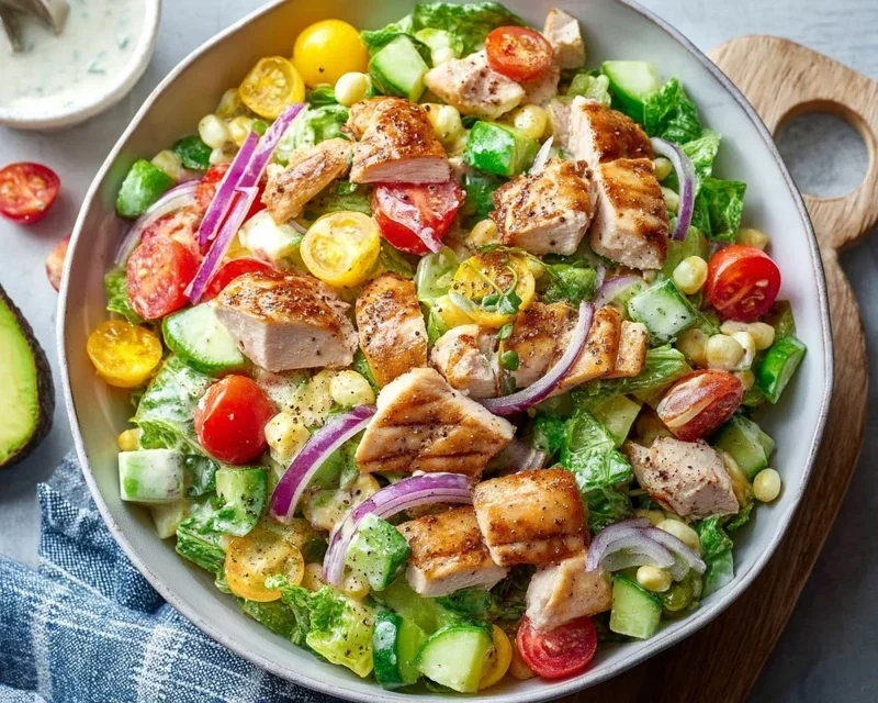 Healthy Ranch Chicken Salad