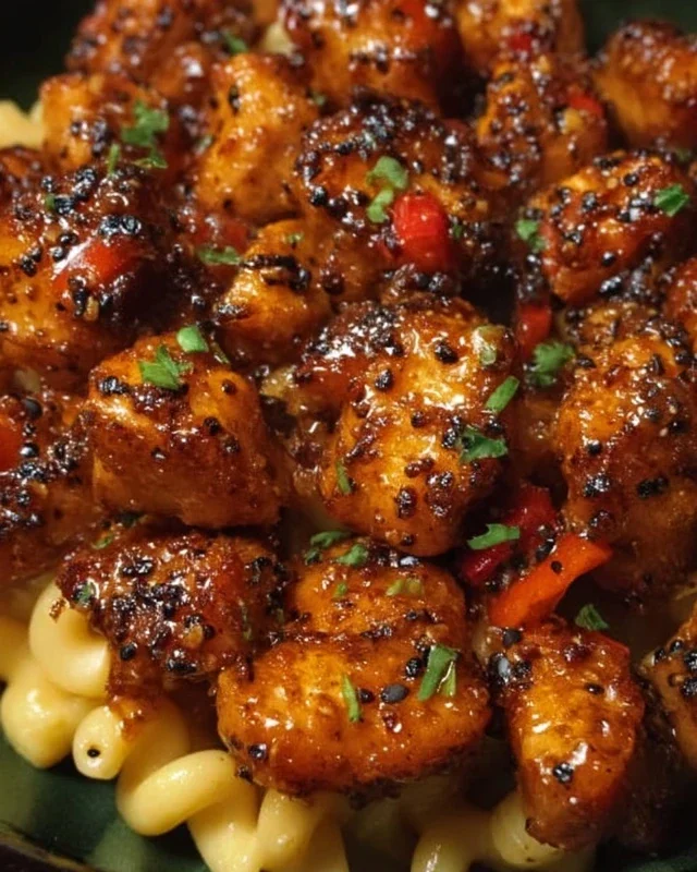 Sweet and Spicy Honey Pepper Chicken